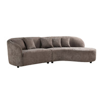 MySofa Novi hoekbank grijs lounge rechts