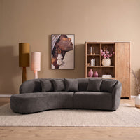 MySofa Novi hoekbank grijs lounge links