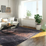 MadMen 8925 vloerkleed - antraciet en oranje - Mooier Thuis
