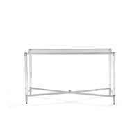 Marilyn Consoletafel Glas & Acryl 132x41 cm