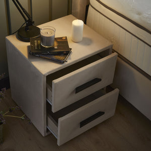Nachtkastje Modebedd Beige