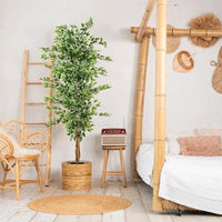 NeverLeafs Kunstplant Ficus groen 180 cm