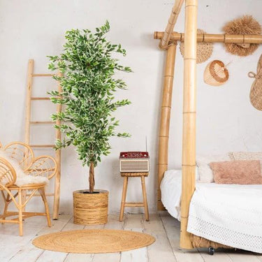 Kunstplant Ficus groen 180 cm
