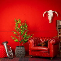 Eucalyptus kunstplant Deluxe 140 cm - afbeelding 2