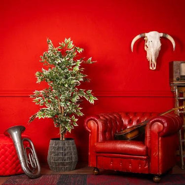 Kunstplant Ficus groen 140 cm