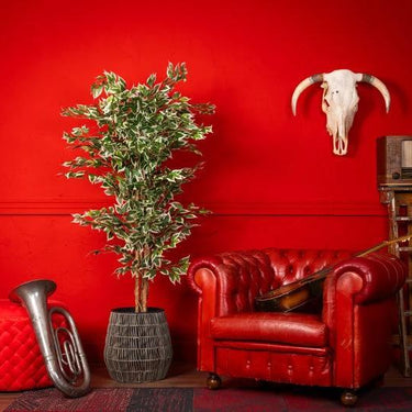 Kunstplant Ficus groen 160 cm