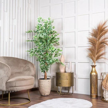 Kunstplant Ficus groen 140 cm
