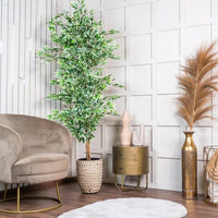 Kunstplant Ficus groen 180 cm - afbeelding 2