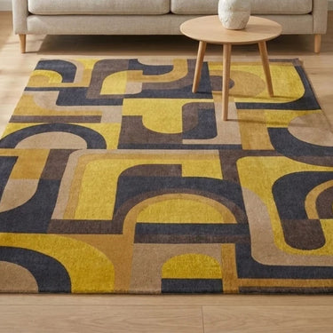 Nuance 9210 vloerkleed - geel en goud - Mooier Thuis