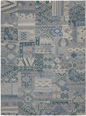 Vloerkleed Olympus 5000 Blauw Patchwork
