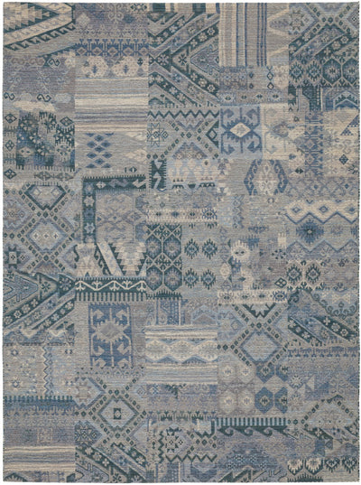 Vloerkleed Olympus 5000 Blauw Patchwork