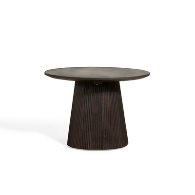 Bijzettafel Mokka - Donkerbruin Ø60cm