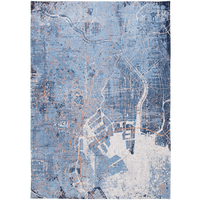 Cities 9314 vloerkleed - 100 x 140 cm - Mooier Thuis