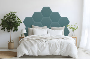 Wandpaneel Gestoffeerd Hexagon - Magic Velvet