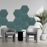 Wandpaneel Gestoffeerd Hexagon - Magic Velvet