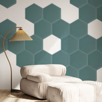 Wandpaneel Gestoffeerd Hexagon - Magic Velvet