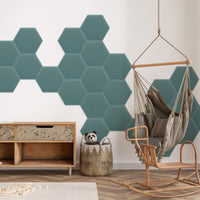 Wandpaneel Gestoffeerd Hexagon - Magic Velvet