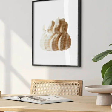 Hochwertiger, seidenmatter Druck in einem hochwertigen Holzrahmen