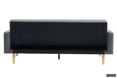 Slaapbank 'Adana' Stof Davis Neve 97 Grijs