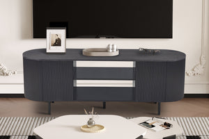 TV-meubel Lagos Donkerbruin - 160 cm