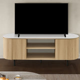 TV meubel 'Vigo' 160 cm Decor Naturel Eik Baroque Grijs