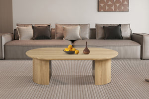 Salontafel Lagos Naturel - 120 cm Ovaal