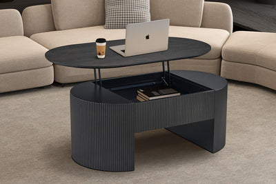 Salontafel Lagos Donkerbruin - 120 cm Lift-top