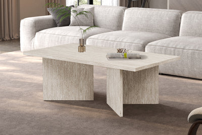 Salontafel Litar Travertijn - 125 cm Rechthoekig
