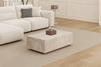 Salontafel Jacky Travertijn - 120 cm Blok