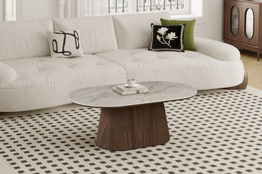 Salontafel 'Vigo' 120 cm Decor Donkere Eik Shakespear Beige