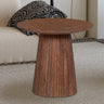 Salontafel 'Miguel' 50 cm Rond Mango hout Lichtbruin
