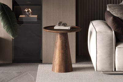 Salontafel Jules - 45 cm Rond Mangohout
