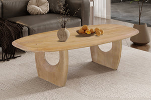 Salontafel Braga Amandel - 130 cm Deens Ovaal Mangohout
