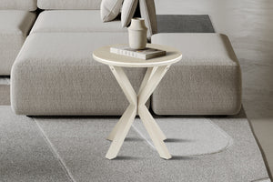 Salontafel Noa Beige - 50 cm Rond