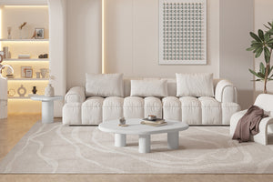 Salontafel Tavira Cement Ecru - 120 cm
