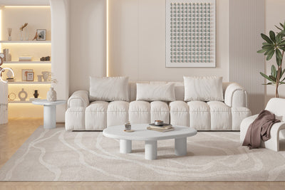 Salontafel Tavira Cement Ecru - 120 cm