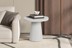 Salontafel Tavira Cement Ecru - 55 cm Ovaal