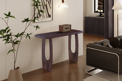 Consoletafel Braga Donkerbruin - 120 cm Mangohout