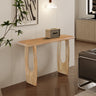 Console 'Braga' Deens Ovaal Mango hout Amandel