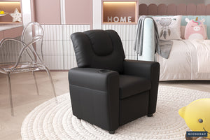 Kinderfauteuil Renée Zwart - Relaxstoel met Voetsteun