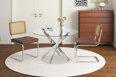 Eettafel Lasi - 120 cm Rond Glas