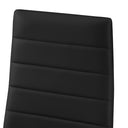 Eetkamerstoelen Cato/Kenzo Zwart - Set van 4