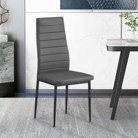 Eetkamerstoelen Cato/Kenzo Grijs - Set van 4