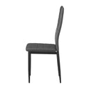 Eetkamerstoelen Cato/Kenzo Grijs - Set van 4