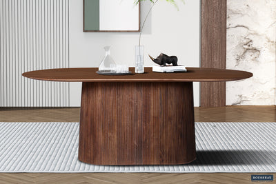 Eettafel Miguel - 200 cm Ovaal Mangohout