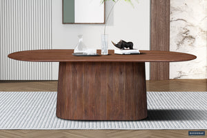 Eettafel Miguel - 230 cm Ovaal Mangohout