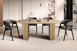 Eettafel Lagos Naturel - 200 cm Ovaal