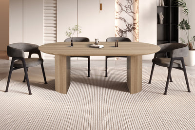 Eettafel Lagos Naturel - 220 cm Ovaal