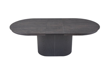 Uitschuifbare tafel 'Lagos' 180-220 cm Ovaal Decor Donkerbruin
