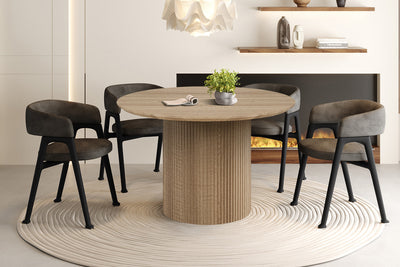 Eettafel Lagos Naturel - 120 cm Rond